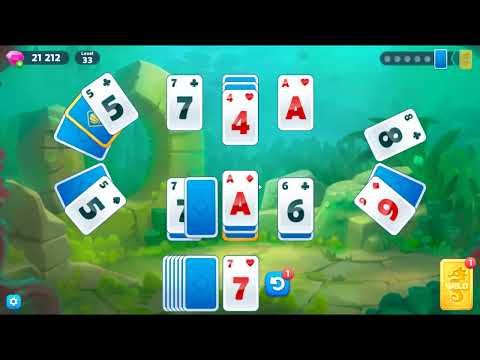 Video guide by skillgaming: Fishdom Solitaire Level 33 #fishdomsolitaire