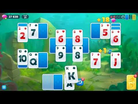Video guide by skillgaming: Fishdom Solitaire Level 21 #fishdomsolitaire
