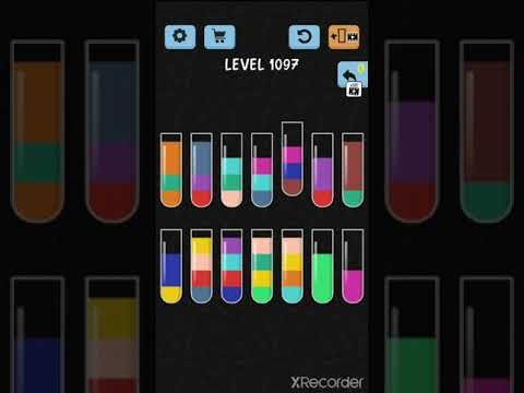 Video guide by Games solve: Water Color Sort Level 1097 #watercolorsort