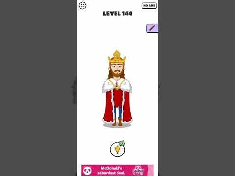 Video guide by Chaker Gamer: Draw a Line: Tricky Brain Test Level 144 #drawaline