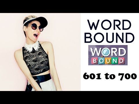 Video guide by puzzlesolver: Word Bound Level 601 #wordbound