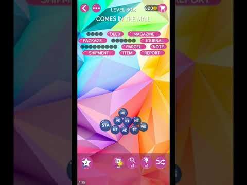Video guide by ETPC EPIC TIME PASS CHANNEL: Word Pearls Level 302 #wordpearls