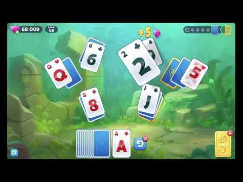 Video guide by CaroGamesNL: Solitaire Level 48 #solitaire