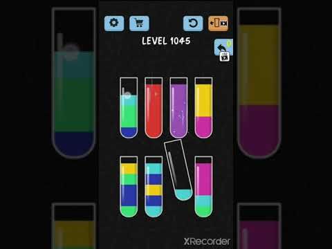 Video guide by Games solve: Water Color Sort Level 1045 #watercolorsort
