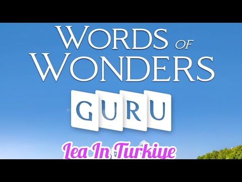 Video guide by Lea In Turkiye: Words of Wonders: Guru Level 138 #wordsofwonders