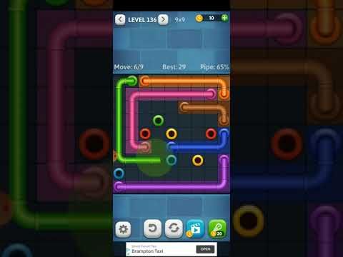 Video guide by good mobile games: Line Puzzle: Pipe Art Level 136 #linepuzzlepipe