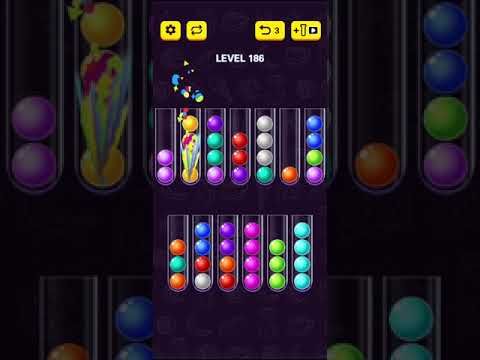 Video guide by Mobile games: Ball Sort Puzzle 2021 Level 186 #ballsortpuzzle