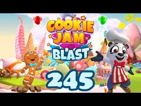 Video guide by AppTipper: Cookie Jam Blast Level 245 #cookiejamblast