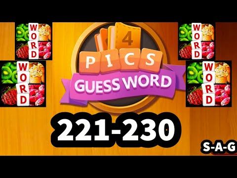 Video guide by Super Andro Gaming: Guess Word Puzzle Level 221 #guesswordpuzzle