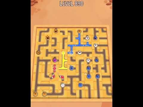 Video guide by D Lady Gamer: Water Connect Puzzle Level 890 #waterconnectpuzzle