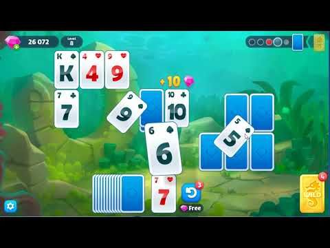 Video guide by skillgaming: Solitaire Level 8 #solitaire