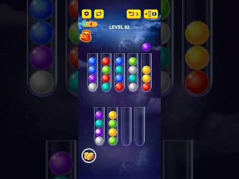 Video guide by Gaming ZAR Channel: Ball Sort Puzzle Level 62 #ballsortpuzzle