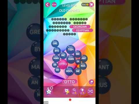 Video guide by ETPC EPIC TIME PASS CHANNEL: Word Pearls Level 670 #wordpearls