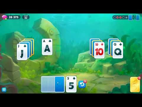Video guide by skillgaming: Fishdom Solitaire Level 32 #fishdomsolitaire