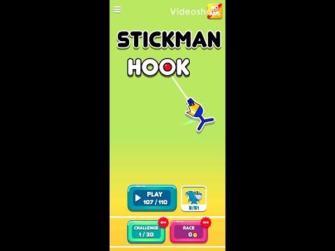 Video guide by TwoArrow: Stickman Hook Level 107 #stickmanhook