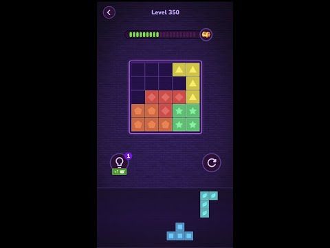 Video guide by Block Puzzle: Block Puzzle Level 350 #blockpuzzle