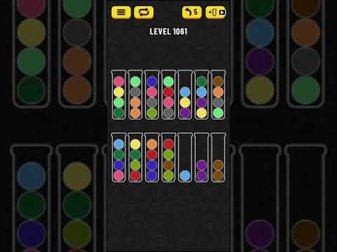 Video guide by Mobile games: Ball Sort Puzzle Level 1061 #ballsortpuzzle