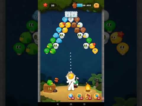 Video guide by 陳聖麟: LINE Bubble Level 554 #linebubble