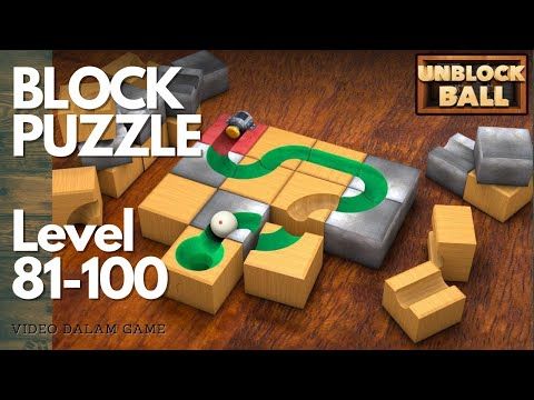 Video guide by Video Dalam Game: Unblock Ball Level 81-100 #unblockball