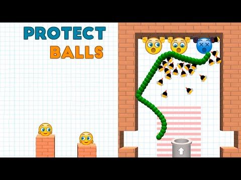 Video guide by Номer_S: Protect Balls Level 1-17 #protectballs