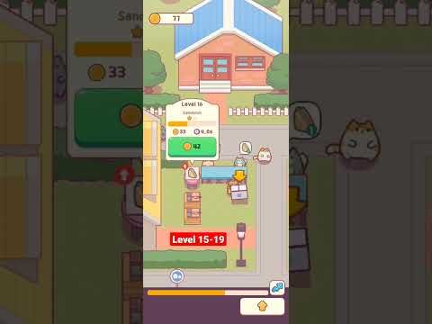 Video guide by Androic Gamer: Cat Snack Bar Level 15-19 #catsnackbar
