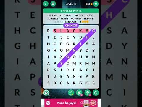 Video guide by Amna: Wordscapes Search Level 93 #wordscapessearch