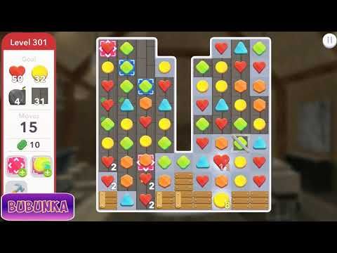 Video guide by Bubunka Match 3 Gameplay: Home Design Level 301 #homedesign