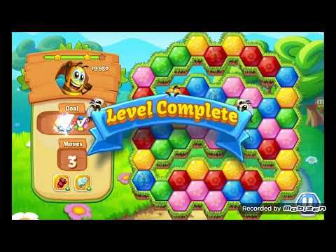 Video guide by JLive Gaming: Bee Brilliant Blast Level 409 #beebrilliantblast