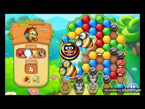 Video guide by JLive Gaming: Bee Brilliant Blast Level 408 #beebrilliantblast