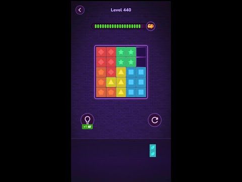 Video guide by Block Puzzle: Block Puzzle Level 440 #blockpuzzle