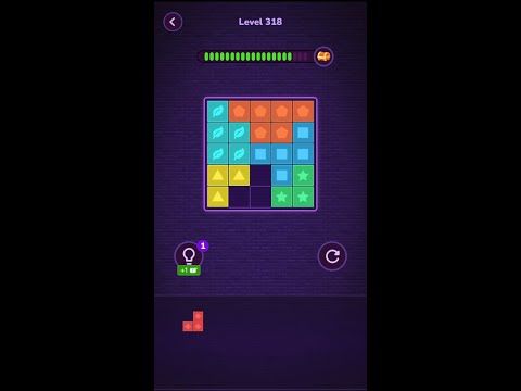 Video guide by Block Puzzle: Block Puzzle Level 318 #blockpuzzle