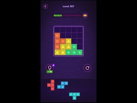 Video guide by Block Puzzle: Block Puzzle Level 307 #blockpuzzle