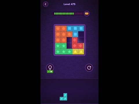 Video guide by Block Puzzle: Block Puzzle Level 475 #blockpuzzle