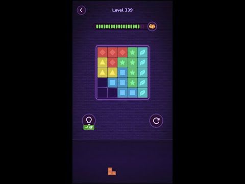 Video guide by Block Puzzle: Block Puzzle Level 339 #blockpuzzle