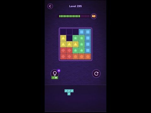 Video guide by Block Puzzle: Block Puzzle Level 295 #blockpuzzle