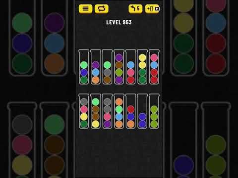 Video guide by Mobile games: Ball Sort Puzzle Level 953 #ballsortpuzzle