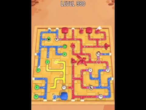Video guide by D Lady Gamer: Water Connect Puzzle Level 980 #waterconnectpuzzle