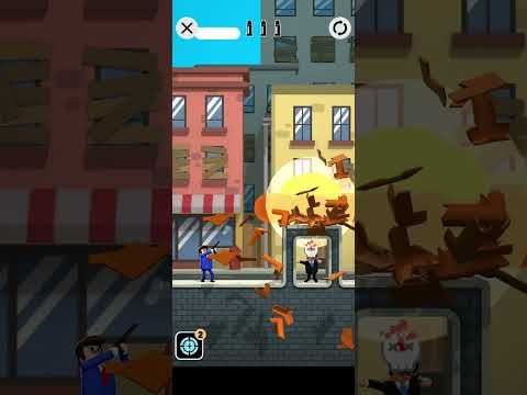 Video guide by Gaming Ground: Mr Bullet 3D Chapter 1 - Level 96 #mrbullet3d