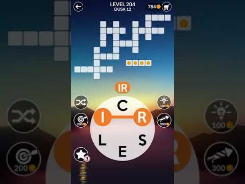 Video guide by kmcapital_: Wordscapes Level 204 #wordscapes