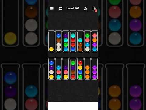 Video guide by Game Help: Ball Sort Color Water Puzzle Level 561 #ballsortcolor