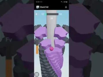 Video guide by Ayaka Gaming: Stack Fall Level 157 #stackfall