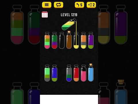 Video guide by Stardust: Soda Sort Puzzle Level 1219 #sodasortpuzzle