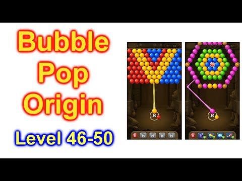 Video guide by bwcpublishing: Bubble Pop Origin! Puzzle Game Level 46-50 #bubblepoporigin