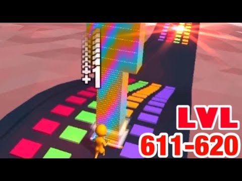 Video guide by Banion: Stack Colors! Level 611 #stackcolors