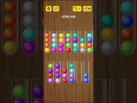 Video guide by Mobile games: Ball Sort Puzzle 2021 Level 438 #ballsortpuzzle