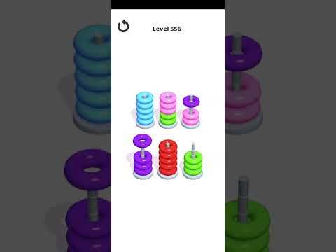 Video guide by Mobile Games: Hoop Stack Level 556 #hoopstack