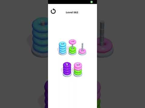Video guide by Mobile Games: Hoop Stack Level 562 #hoopstack