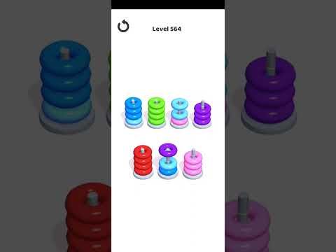 Video guide by Mobile Games: Hoop Stack Level 564 #hoopstack