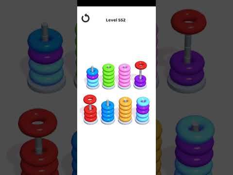 Video guide by Mobile Games: Hoop Stack Level 552 #hoopstack