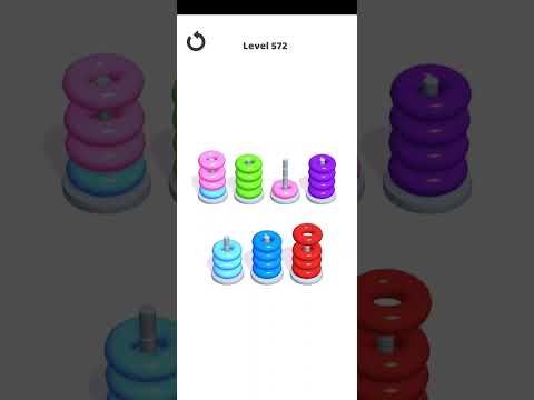 Video guide by Mobile Games: Hoop Stack Level 572 #hoopstack